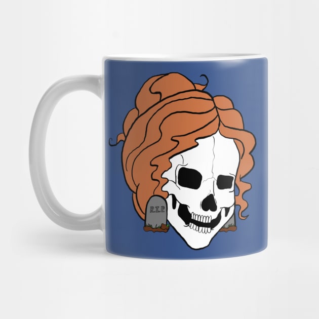 Ms. Frizzle Skull by TheDeathOfMyChildhood1